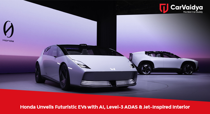 Honda Unveils Futuristic EVs with AI, Level-3 ADAS & Jet-Inspired Interior