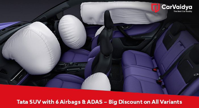 Tata SUV with 6 Airbags & ADAS – Big Discount on All Variants