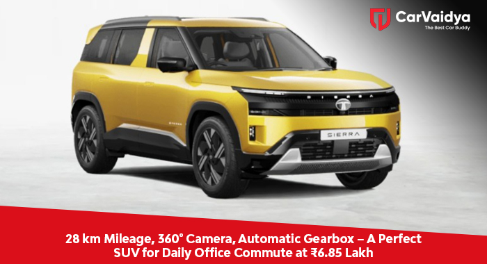 28 km Mileage, 360° Camera, Automatic Gearbox – A Perfect SUV for Daily Office Commute at ₹6.85 Lakh