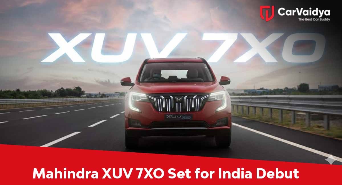 Mahindra XUV 7XO Set for India Debut on January 5, 2026; Bookings Open December 15