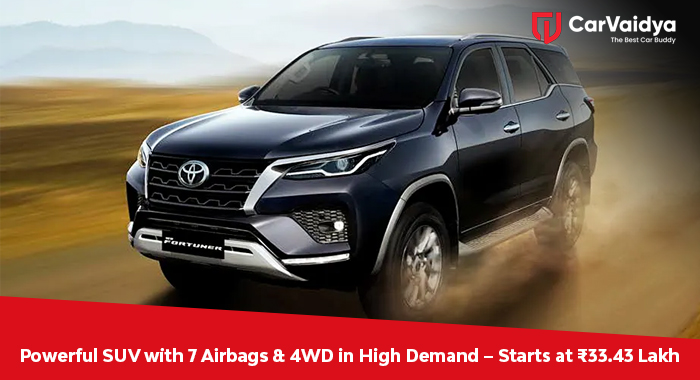 Powerful SUV with 7 Airbags & 4WD in High Demand – Starts at ₹33.43 Lakh