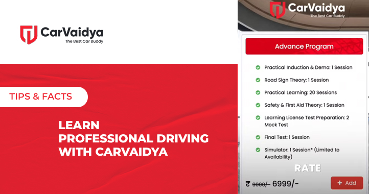 Learn Professional Driving with CarVaidya |