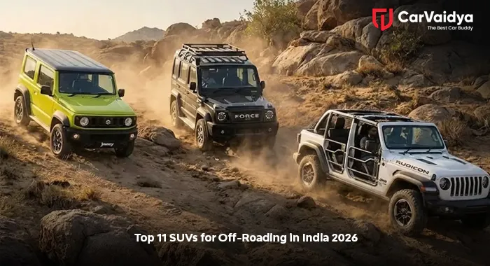 Top 11 SUVs for Off-Roading in India 2026