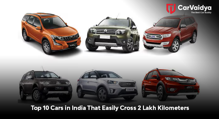Top 10 Cars in India That Easily Cross 2 Lakh Kilometers