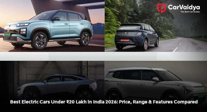 Best Electric Cars Under ₹20 Lakh in India 2026: Price, Range & Features Compared