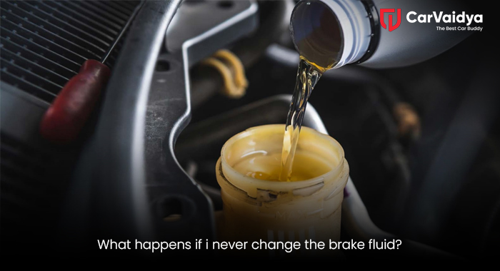 What happens if i never change the brake fluid?