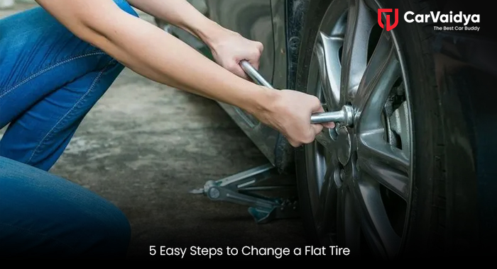 5 Easy Steps to Change a Flat Tire