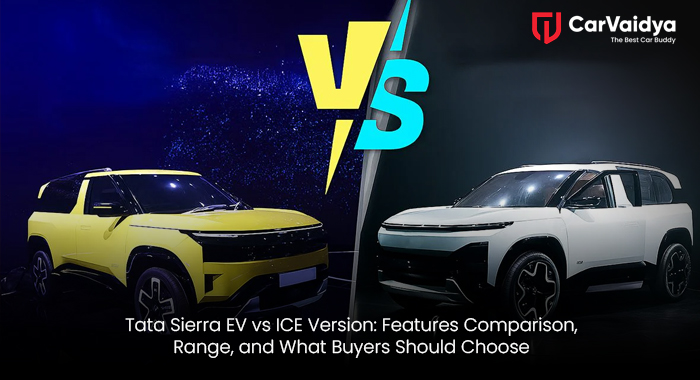 Tata Sierra EV vs ICE Version: Features Comparison, Range, and What Buyers Should Choose