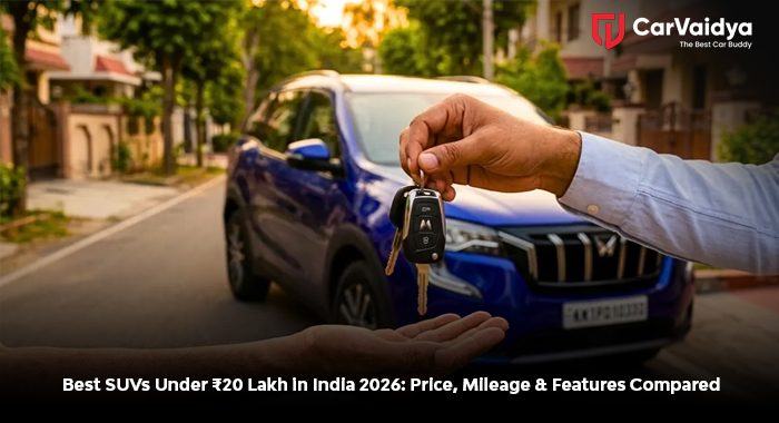 Best SUVs Under ₹20 Lakh in India 2026: Price, Mileage & Features Compared