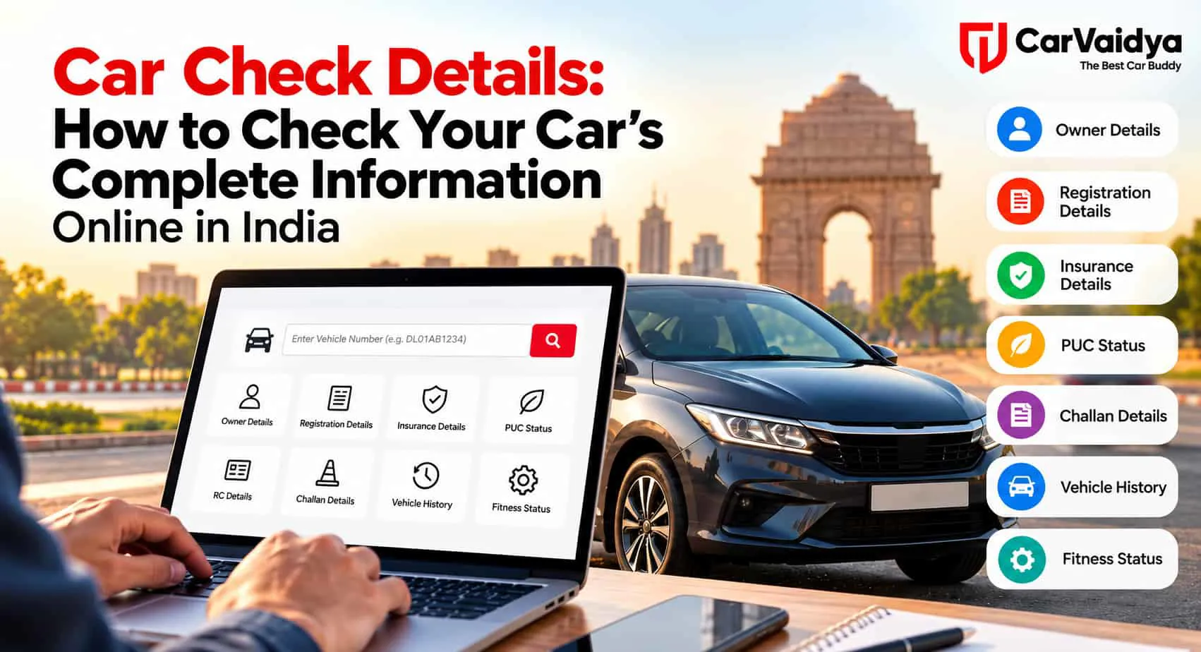 Car Check Details: How to Check Your Car's Complete Information Online in India