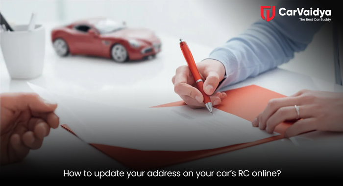 How to update your address on your car’s RC online?