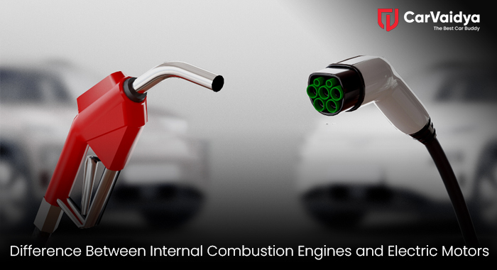 Difference Between Internal Combustion Engines and Electric Motors