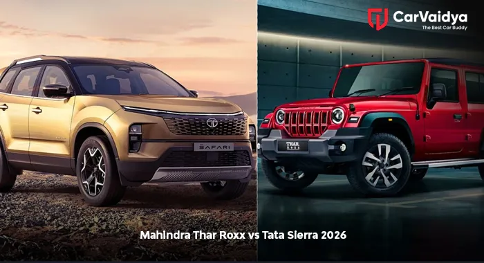 Mahindra Thar Roxx vs Tata Sierra 2026