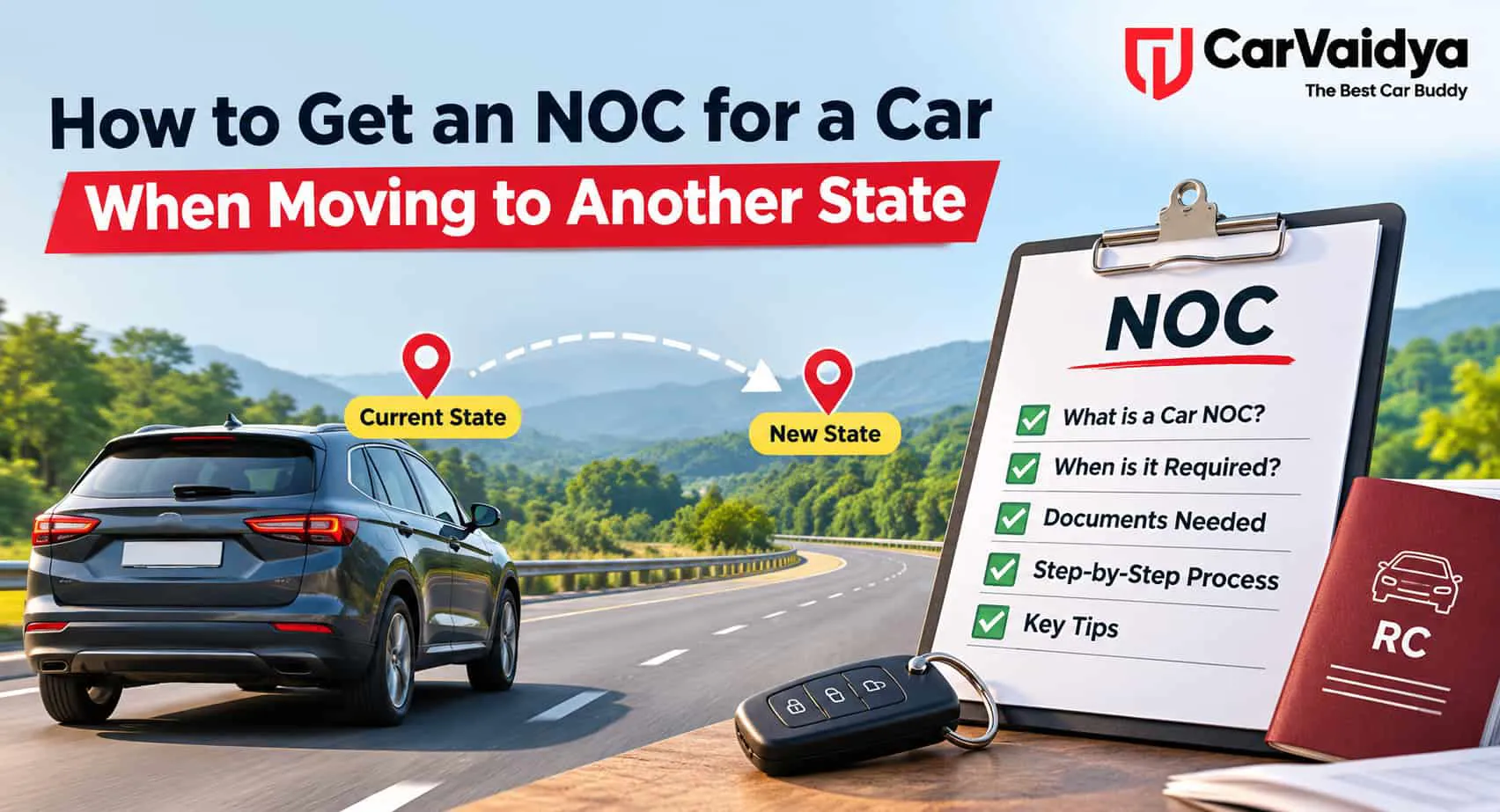How to Get an NOC for a Car When Moving to Another State