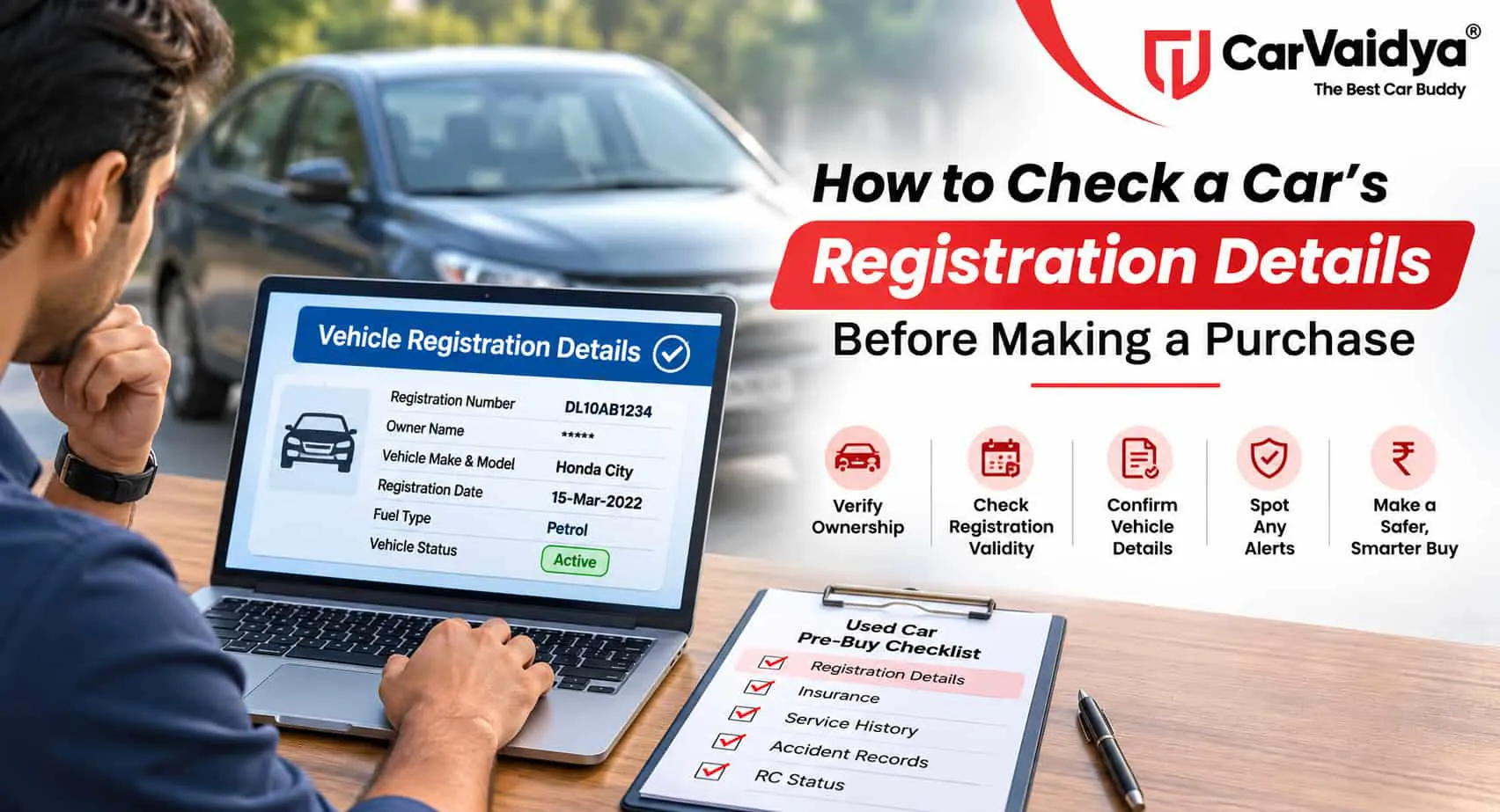How to Check a Car's Registration Details Before Making a Purchase