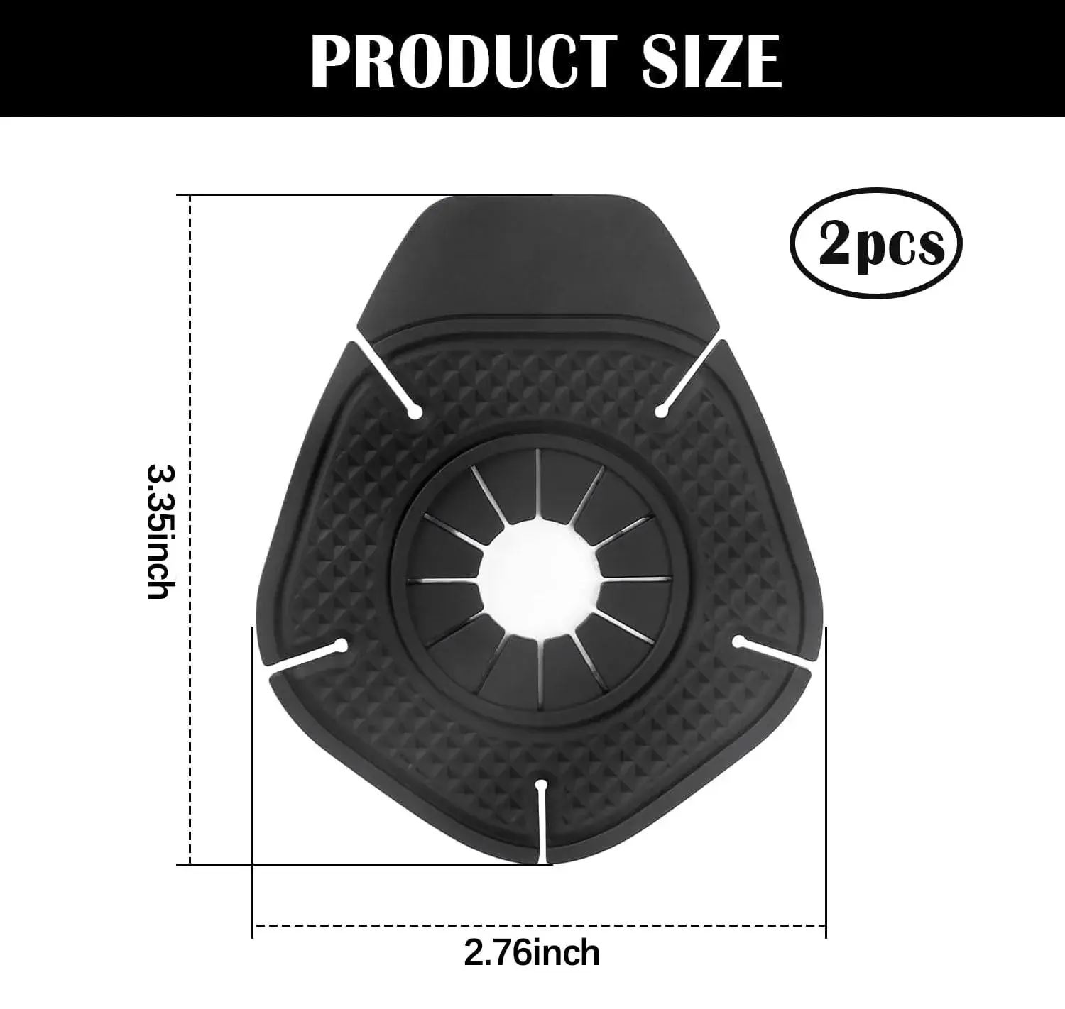 2 Pcs Car Wiper Hole Protection Cover pack of 1