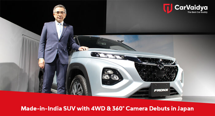 Made-in-India SUV with 4WD & 360° Camera Debuts in Japan