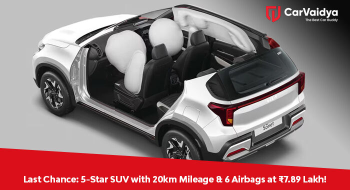 Last Chance: 5-Star SUV with 20km Mileage & 6 Airbags at ₹7.89 Lakh