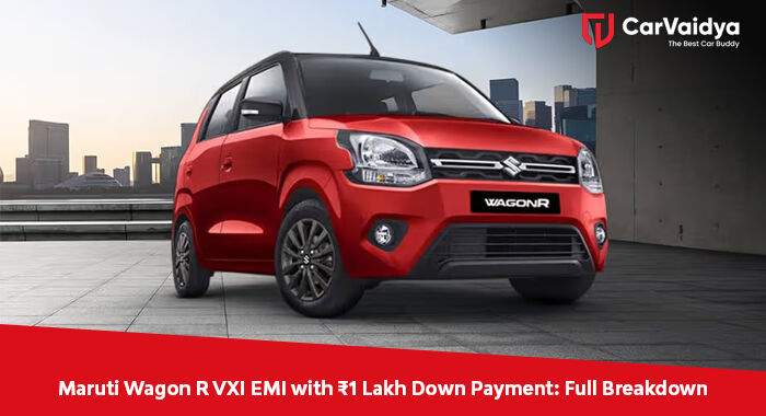 Maruti Wagon R VXI EMI with ₹1 Lakh Down Payment: Full Breakdown