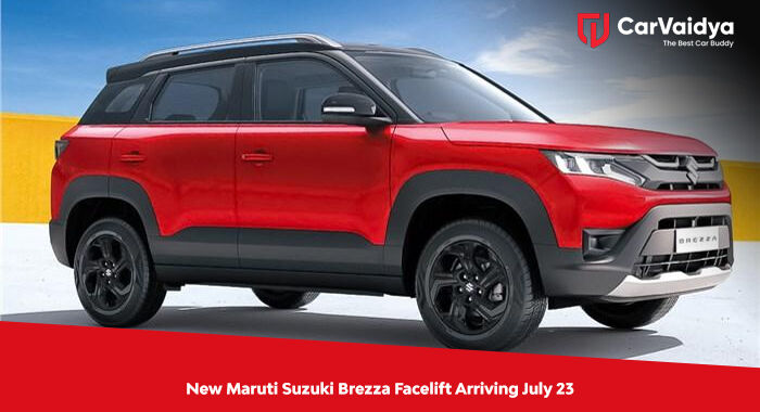 New Maruti Suzuki Brezza Facelift Arriving July 23