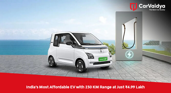 India’s Most Affordable EV with 230 KM Range at Just ₹4.99 Lakh