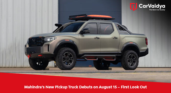 Mahindra’s New Pickup Truck Debuts on August 15 – First Look Out