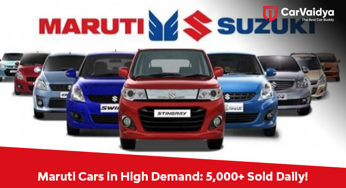 Maruti Cars in High Demand: 5,000+ Sold Daily!