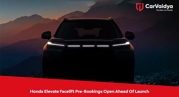 Honda Elevate Facelift Pre-Bookings Open Ahead Of Launch