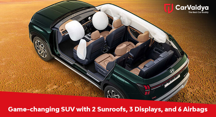 Game-Changing SUV with 2 Sunroofs, 3 Displays, and 6 Airbags