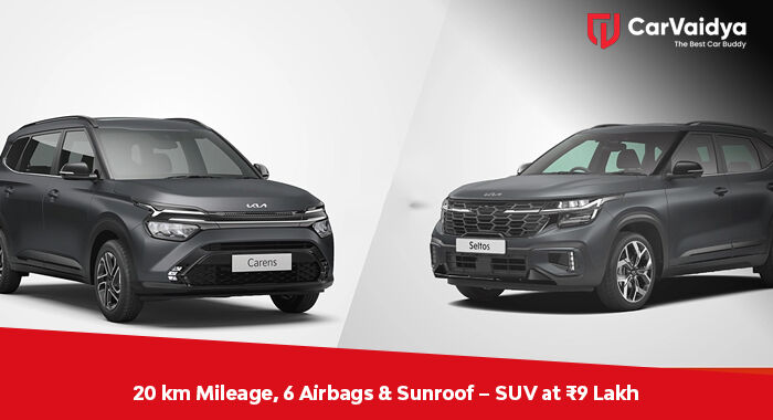 20 km Mileage, 6 Airbags & Sunroof – SUV at ₹9 Lakh