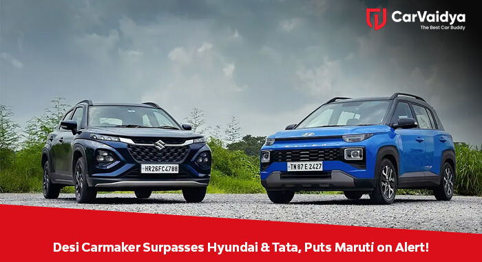 Desi Carmaker Surpasses Hyundai & Tata, Puts Maruti on Alert