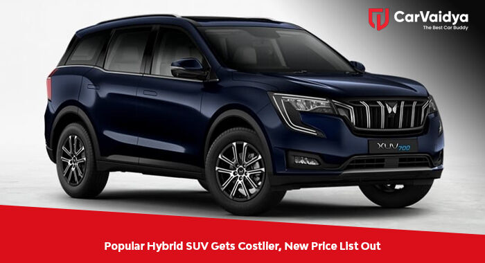 Popular Hybrid SUV Gets Costlier, New Price List Out