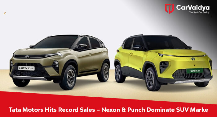 Tata Motors Hits Record Sales – Nexon & Punch Dominate SUV Market