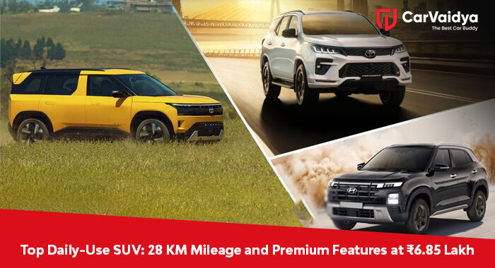 Top Daily-Use SUV: 28 KM Mileage and Premium Features at ₹6.85 Lakh
