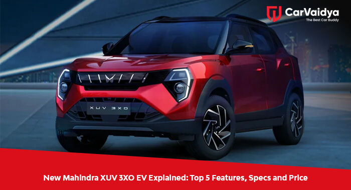 New Mahindra XUV 3XO EV Explained: Top 5 Features, Specs and Price