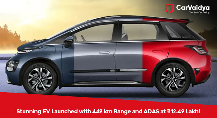 Stunning EV Launched with 449 km Range and ADAS at ₹12.49 Lakh!