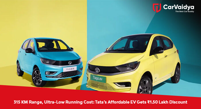 315 KM Range, Ultra-Low Running Cost: Tata’s Affordable EV Gets ₹1.50 Lakh Discount