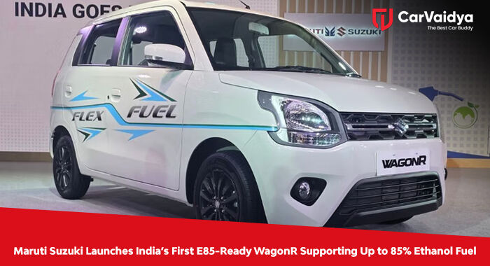 Maruti Suzuki Launches India’s First E85-Ready WagonR Supporting Up to 85% Ethanol Fuel