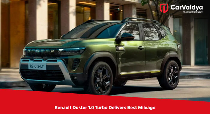 Renault Duster 1.0 Turbo Delivers Best Mileage
