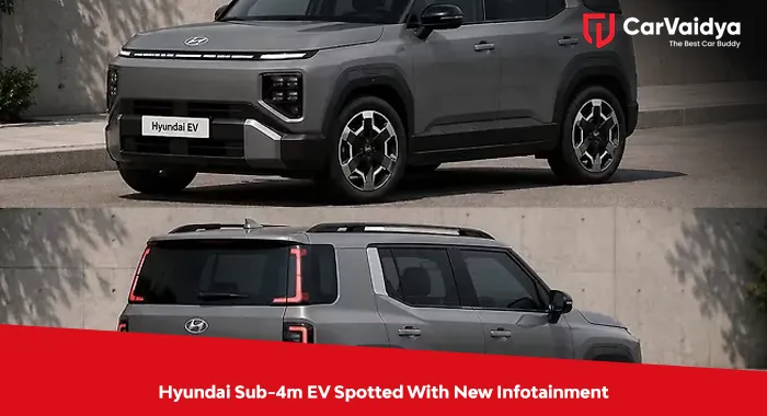 Hyundai Sub-4m EV Spotted With New Infotainment