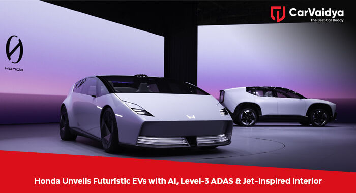 Honda Unveils Futuristic EVs with AI, Level-3 ADAS & Jet-Inspired Interior