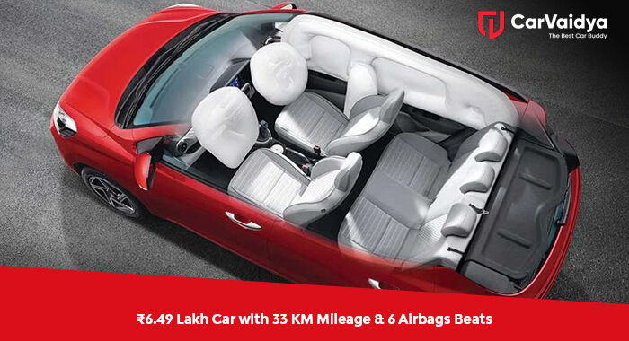 ₹6.49 Lakh Car with 33 KM Mileage & 6 Airbags Beats Scorpio & Punch