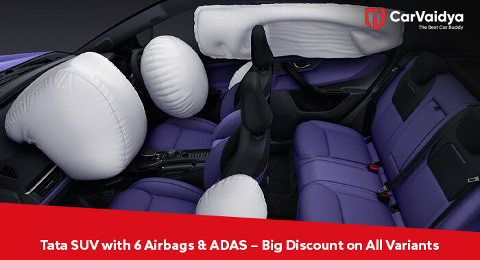 Tata SUV with 6 Airbags & ADAS – Big Discount on All Variants