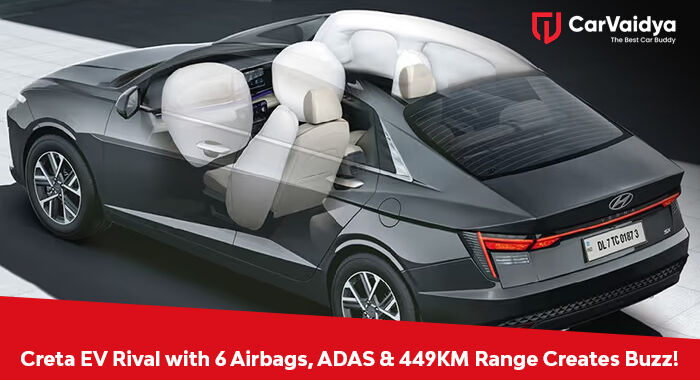 Creta EV Rival with 6 Airbags, ADAS & 449KM Range Creates Buzz