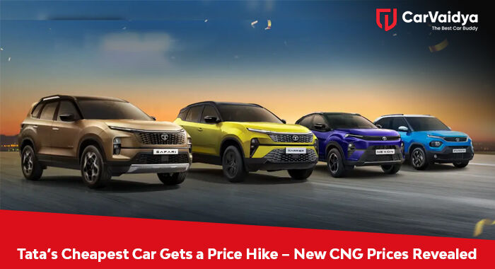 Tata’s Cheapest Car Gets a Price Hike – New CNG Prices Revealed