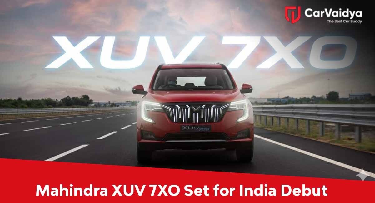 Mahindra XUV 7XO Set for India Debut on January 5, 2026; Bookings Open December 15