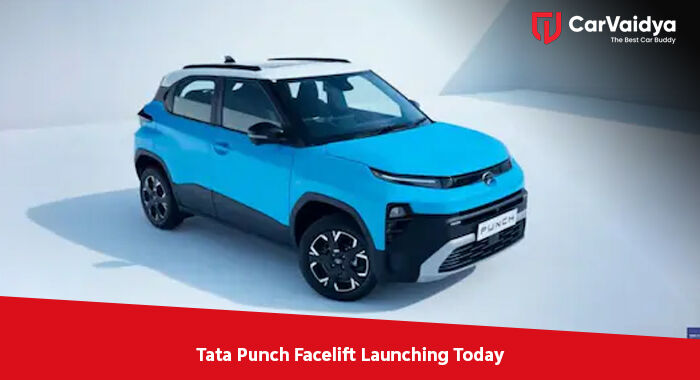 Tata Punch Facelift Launching Today