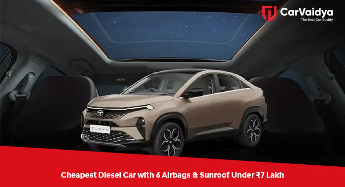 Cheapest Diesel Car with 6 Airbags & Sunroof Under ₹7 Lakh