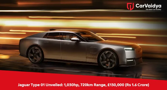 Jaguar Type 01 Unveiled: 1,030hp, 720km Range, £130,000 (Rs 1.6 Crore)