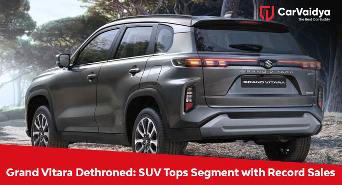 Grand Vitara Dethroned: SUV Tops Segment with Record Sales
